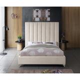 Willa Arlo™ Interiors Sibert Tufted Platform Bed Upholstered/Velvet in Brown | 70.5 H x 65.5 W x 86 D in | Wayfair 61A7F023B43E40AC8521396FAD33F06F
