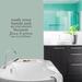 Charlton Home® Wash Your Hands & Say Your Prayers Wall Decal Vinyl in Gray/Black | 22.5 H x 26 W in | Wayfair 5532A6FF222040269CC62B298127F257