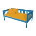 Red Barrel Studio® Sharo Mission Daybed Wood in Blue | 33 H x 43 W x 79 D in | Wayfair FE9F074B6C3540E2A169B61CA826E49C