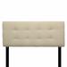 Red Barrel Studio® Goulet Upholstered Panel Headboard Polyester in Black/Brown | 26 H x 78 W x 3 D in | Wayfair ALI8EArcadiaNat