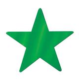 The Party Aisle™ Jumbo Foil Star Cutout in Green | 12 H x 12 W in | Wayfair C621B2D123DF4C599ACE56F3D897816A