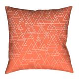 Latitude Run® Avicia Throw Pillow Polyester/Polyfill blend in Orange | 14 H x 14 W x 3 D in | Wayfair 4E0DF1B3B5864F2C8B6F429667152A42