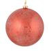 The Holiday Aisle® Glitter Clear Ball Plastic in Red | 4.75 H x 4.75 W x 4.75 D in | Wayfair C7DC5B63D11640B584C178AB74F6A4B9