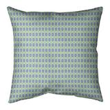 Latitude Run® Avicia Diamonds Square Pillow Cover & Insert Polyester/Polyfill in Blue | 14 H x 14 W x 3 D in | Wayfair