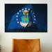 Winston Porter Air-Force Flag, US Air Force Academy Chapel Graphic Art on Canvas Metal in Black/Blue/Gray | 26 H x 40 W x 1.5 D in | Wayfair