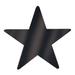 The Party Aisle™ Jumbo Foil Star Cutout in Black | 9 H x 9 W in | Wayfair B949EB377B03492E880BF97253E789BF