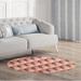 Brown/Orange 60 x 0.08 in Area Rug - Ebern Designs Jalen Power Loom Orange/Pink/Tan Rug Polyester | 60 W x 0.08 D in | Wayfair