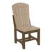 Ebern Designs Checketts Adirondack Bar Height Patio Dining Chair Plastic/Resin in Brown | 53.25 H x 20.25 W x 24.25 D in | Wayfair