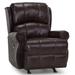 Red Barrel Studio® Corin 32" Wide Faux Leather Power Rocker Standard Recliner Faux Leather in Brown | 38.5 H x 32 W x 36.25 D in | Wayfair