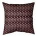 Latitude Run® Avicia Bats Indoor/Outdoor Throw Pillow Polyester/Polyfill blend in Brown | 16 H x 16 W x 3 D in | Wayfair