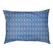 Tucker Murphy Pet™ Campion Stripe Diamonds Cat Bed Designer Pillow Fleece, Polyester in Green | 9.5 H x 19.5 W x 29.5 D in | Wayfair