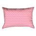 Latitude Run® Avicia Art Deco Lumbar Pillow Polyester in Pink | 14 H x 20 W in | Wayfair 6FC26C98C8054A9EBB557ACC75C263AF