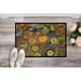 Winston Porter Abstract w/ Mother Earth Non-Slip Indoor/Outdoor Door Mat Rubber | Rectangle 1'6" x 2'3" | Wayfair 8966MAT