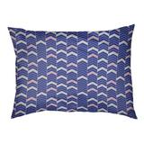 Tucker Murphy Pet™ Chelan Lined Chevrons Indoor Dog Pillow Polyester in Pink/Blue | 6.5 H in | Wayfair C310FBA270A0420F8C5D1CD56006CFEC