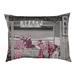 Tucker Murphy Pet™ Burkart Yoshida at Tokaido Dog Pillow Polyester/Fleece in Pink/Gray/Brown | 7.1 H x 52 W x 42 D in | Wayfair