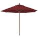 Arlmont & Co. Maria 9' Market Umbrella Metal in Red | Wayfair 25EEEF8F8AE64E59A2EA90488FC3E9ED