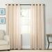 Winston Porter Olathe Floral Semi-Sheer Grommet Single Curtain Panel Polyester in Gray/Brown | 63 H in | Wayfair MCKO69106263