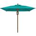 Arlmont & Co. Maria 7.5' Square Market Umbrella Metal in Green | Wayfair 5EAB3797626E46E8B5D0A63F1BCDF898