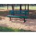 Tucker Murphy Pet™ Pollitt Steel Park Outdoor Bench Metal in Green | 34.5 H x 72 W x 24 D in | Wayfair B7DC7CE8EC3B4B5F983DBB6980D5101B