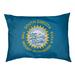 Tucker Murphy Pet™ Burien South Dakota Flag Designer Pillow Fleece, Polyester | 14 H x 42.5 W x 32.5 D in | Wayfair