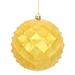 Etta Avenue™ Shiny Diamond Bauble Christmas Ornament Plastic in Yellow | 4.75 H x 4.75 W x 4.75 D in | Wayfair 2D5EE0861E8040078CF32FC6D4AB3CFE