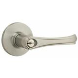 Kwikset Grapevine Safelock Keyed Door Lever in Gray | 6.9 H x 5.2 W in | Wayfair SL5000GV 15 RCAL