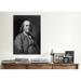 Winston Porter Political Benjamin Franklin Portrait Photographic Print on Canvas in Black/White | 90 H x 60 W x 0.75 D in | Wayfair