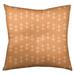 Latitude Run® Avicia Lattice Throw Pillow Polyester/Polyfill blend in Orange | 26 H x 26 W x 7 D in | Wayfair B377496B3DC6464AB1852671553B713F