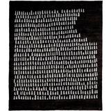 120 W in Rug - Isabelline One-of-a-Kind Hermínia Hand-Knotted Tibetan Black/Ivory 10' Round Wool Area Rug Wool | Wayfair