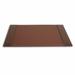 Charlton Home® Mehta Side-Rail Desk Pad Leather in Brown | 0.5 H x 25.5 W x 17.25 D in | Wayfair 4319FAF357D24C47875CB335899ECDA2