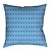 Latitude Run® Avicia Indoor/Outdoor Throw Pillow Polyester/Polyfill blend in Green/Blue | 20 H x 20 W x 3 D in | Wayfair