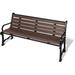 Arlmont & Co. Witherspo Charleston Series Plastic Park Outdoor Bench Plastic in Gray | 96 W x 26.75 D in | Wayfair 53290E1DF0B24D3CB570700C767AD5B8