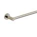 Symple Stuff Gaeta Wall Mounted Towel Bar Metal in Gray | 1.5 H x 2.75 D in | Wayfair 67546CR