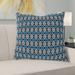 Latitude Run® Avicia Pillow Cover Polyester in Indigo | 14 H x 14 W in | Wayfair 5A408E1630384B47950793BBA3ABE3CF