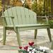 Latitude Run® Boganville Garden Outdoor Bench Wood/Natural Hardwoods in Green | 36.75 H x 41 W x 24 D in | Wayfair 1EF87C3EE36F423A8151FEB988251C66