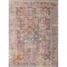 Orange/Pink 24 x 0.35 in Indoor Area Rug - East Urban Home Contemporary Pink/Orange Area Rug Polyester/Wool | 24 W x 0.35 D in | Wayfair