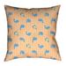 Latitude Run® Avicia Throw Pillow Polyester/Polyfill blend in Orange/White/Blue | 36 H x 36 W x 14 D in | Wayfair 4A90E9E07B644612956D81129D843B89