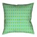 Latitude Run® Avicia Indoor/Outdoor Throw Pillow Polyester/Polyfill blend in Green | 16 H x 16 W x 3 D in | Wayfair