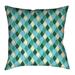 Latitude Run® Avicia Pillow Cover Cotton in Green/Blue | 14 H x 14 W in | Wayfair 6972D50270B64B7BB8288EFC1AE4A0AC