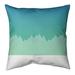 Latitude Run® Avicia Mountain Indoor/Outdoor Throw Pillow Polyester/Polyfill blend in Green/Blue | 16 H x 16 W x 3 D in | Wayfair