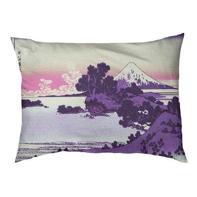 Tucker Murphy Pet™ Carreno Katsushika Hokusai Shichiri Beach in Sagami Province Outdoor Cat Designer Pillow Fleece, Polyester in Pink | Wayfair