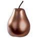 Wrought Studio™ Whitworth Ceramic Pear Sculpture Porcelain/Ceramic in Brown | 8 H x 6 W x 6 D in | Wayfair D09E31C4D6B34F9F87820291CAB60D34