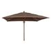 Arlmont & Co. Maria 10' Square Market Umbrella, Wood in Brown | Wayfair D40EDFF07EBE421D9C6B630B67EF074F