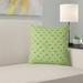 Latitude Run® Avicia Panda Indoor/Outdoor Throw Pillow Polyester/Polyfill blend in Pink/Green/Yellow | 18 H x 18 W x 9.5 D in | Wayfair