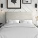 Mercury Row® Hetherington Upholstered Panel Headboard Polyester in Black | 51 H x 56 W x 4 D in | Wayfair 2990075B19B04EADB2A0CF888E22BEAF