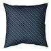 Latitude Run® Avicia Stripe Geometric Square Pillow Cover Polyester/Polyfill in Blue | 9.5 H x 9.5 W x 3 D in | Wayfair