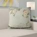 East Urban Home Blossoms over the River Throw Pillow Polyester/Polyfill/Linen in Green | 14 H x 14 W x 14 D in | Wayfair