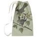World Menagerie Maciejewski Cat Bird Laundry Bag Fabric in Green | 76.5 H in | Wayfair C729C8F263E344A8BE64BC58C2348BEF