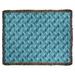 Ebern Designs Leffel Retro Diamonds Cotton Blanket Cotton in Gray/Blue | 52 H x 37 W in | Wayfair 641BA51BEB2E4D4885BCF40A7E3717A6