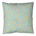 Ebern Designs Leffel Trapezoids Floor Pillow Polyester/Polyfill blend in Orange/Green/Blue | 28 H x 28 W x 9.5 D in | Wayfair